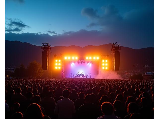 Concierto al aire libre en Antioquia